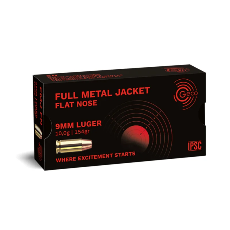 Geco 9mm Luger FMJ FP 10,0g