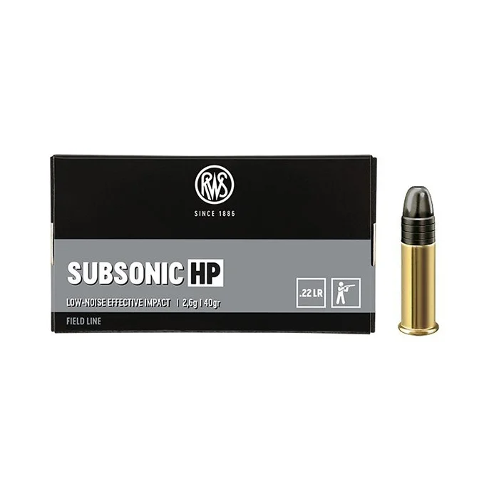 RWS .22LR Subsonic HP 2,6g