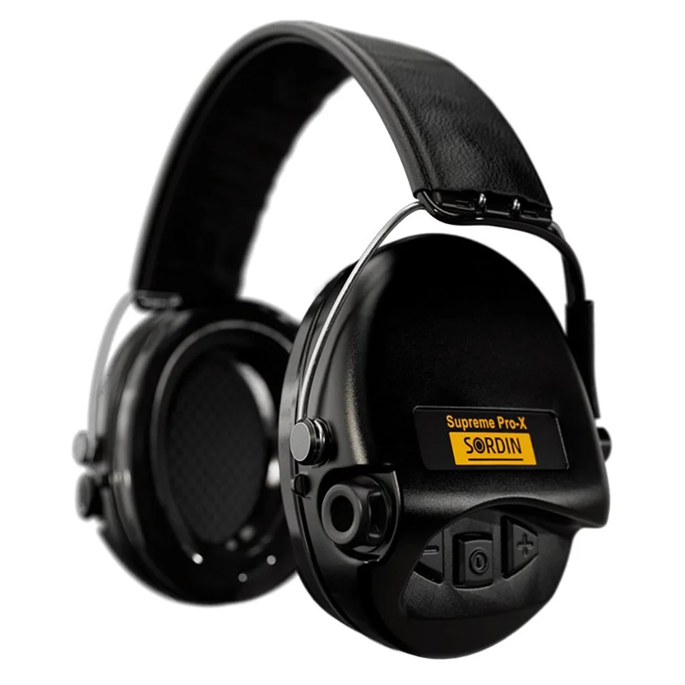 Elektronické chrániče sluchu Sordin Supreme Pro-X Headband Black