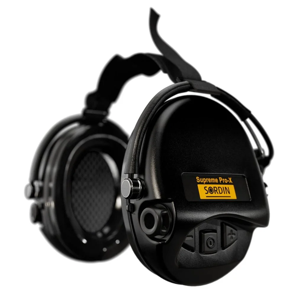 Elektronické chrániče sluchu Sordin Supreme Pro-X Neckband Black