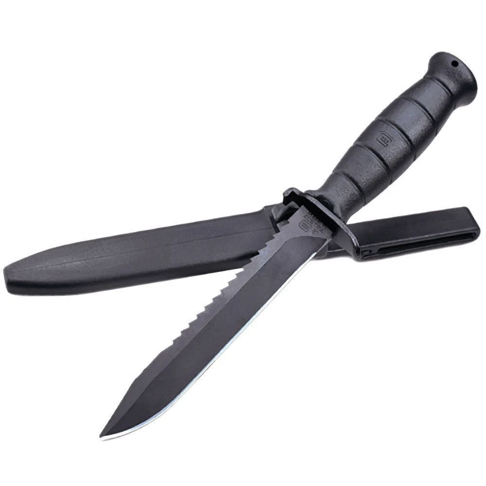 Nôž GLOCK Field Knife FM 81 s pílkou, black