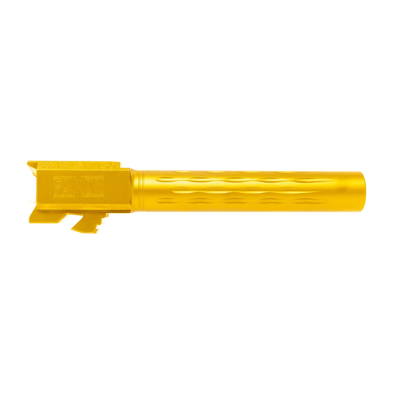 FAXON BARREL G17 GEN5 FLAME FLUTED, 1/10TWIST, 416-R, TINGOLD