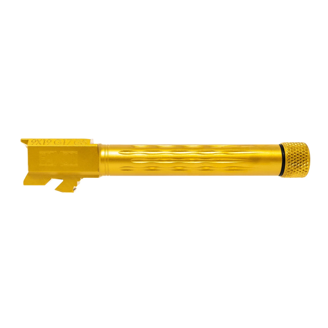 FAXON BARREL G17 GEN5 FLAME FLUTED, 1/10TWIST, 416-R, TINPVD